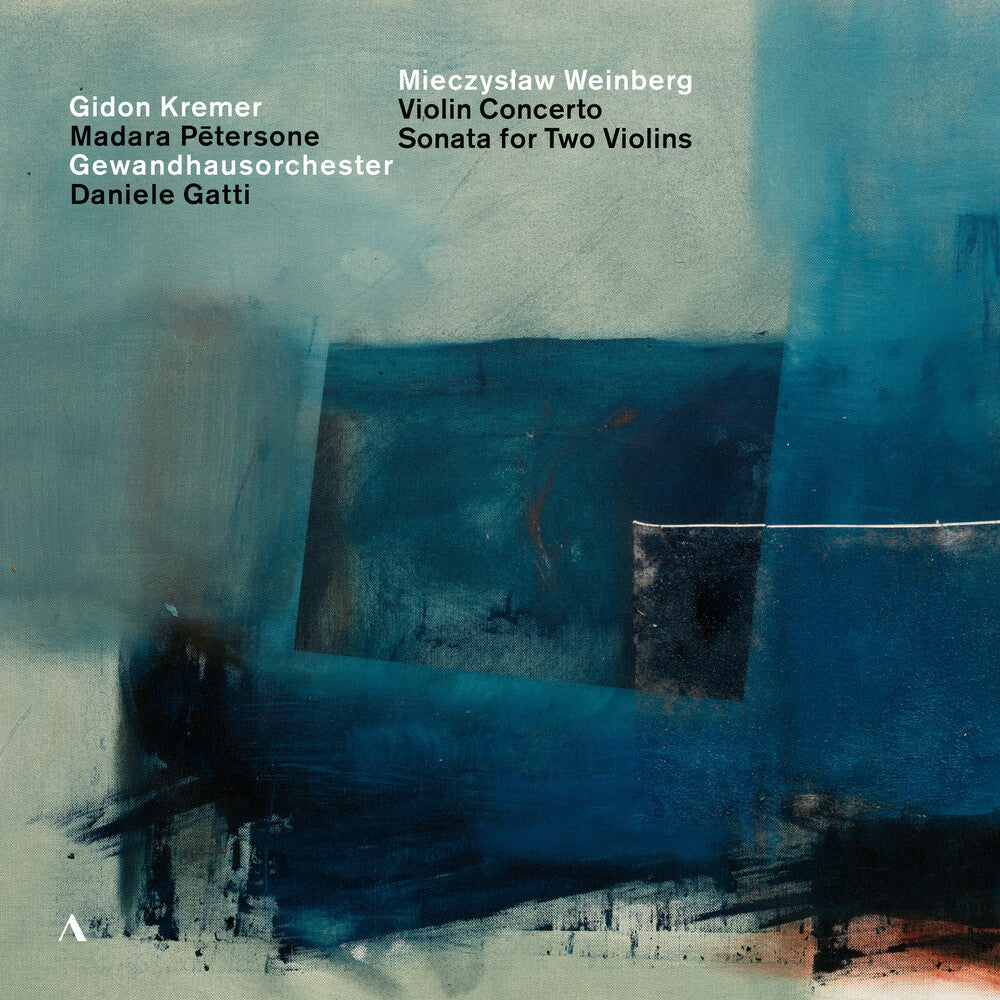 the album cover for Weinberg / Kremer / Petersone - Violin Concerto