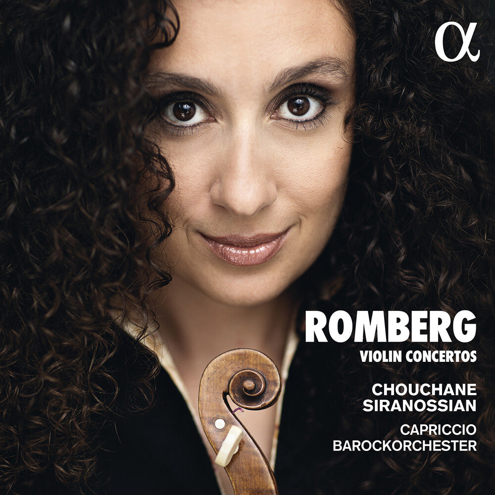 the album cover for Romberg / Siranossian - Violin Concertos