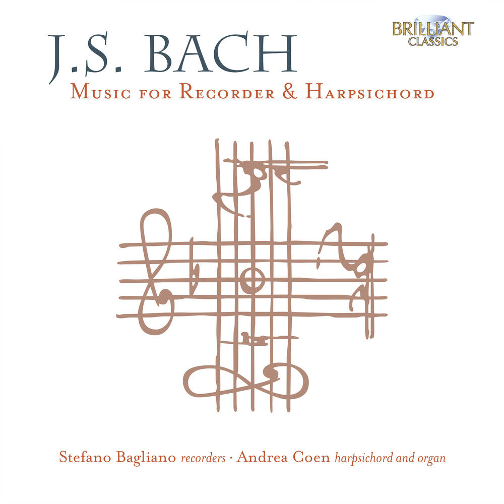 the album cover for J Bach S / Bagliano / Coen - Recorder & Harpsichord
