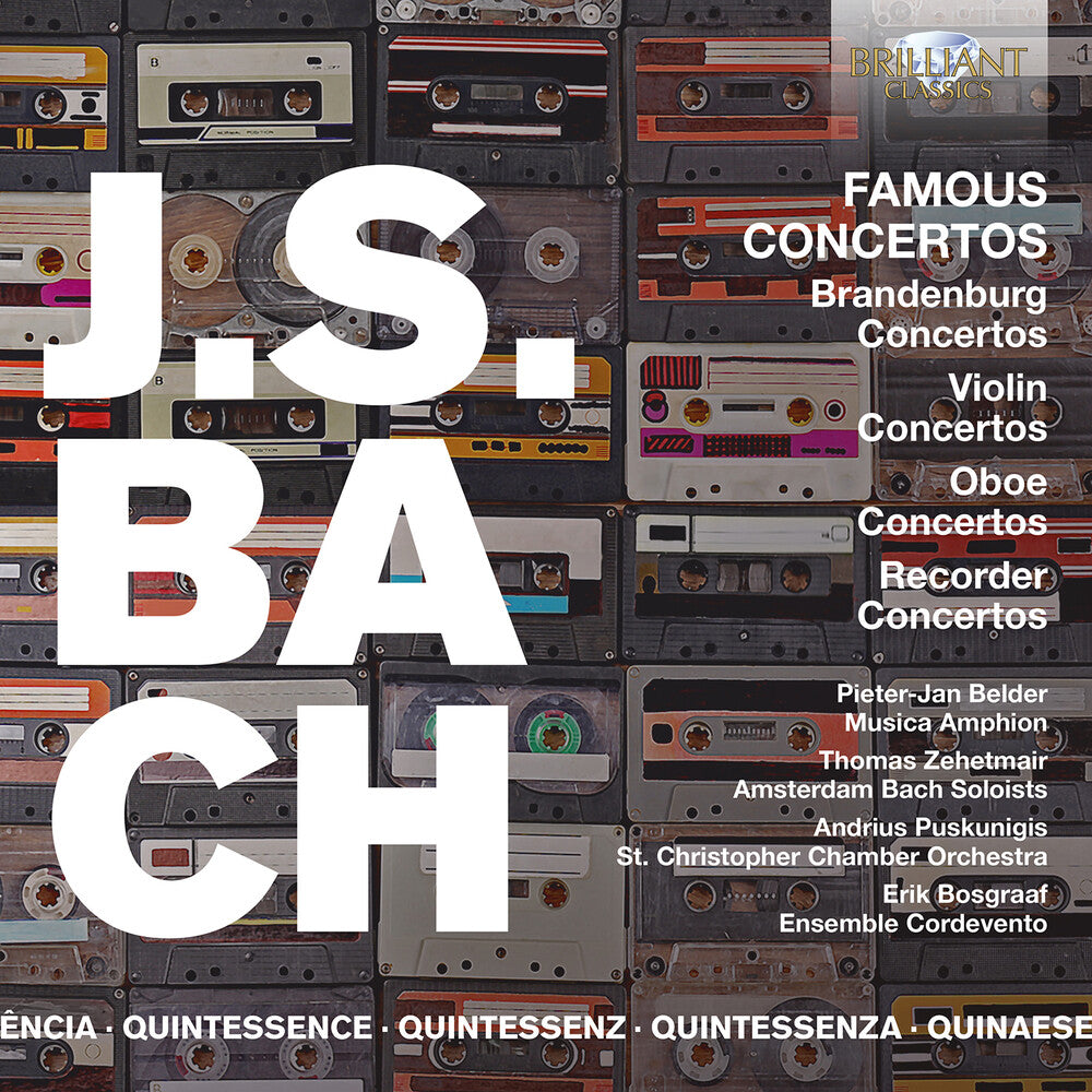 the album cover for J Bach S - Famous Concertos