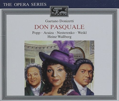 the album cover for Donizetti / Lika - Don Pasquale / Wallb