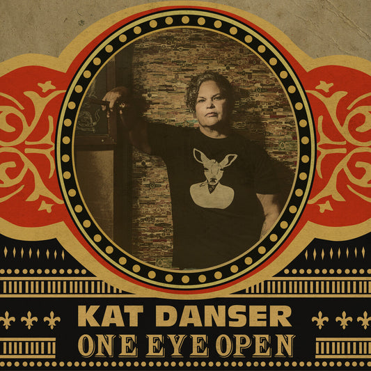 the album cover for Kat Danser - One Eye Open