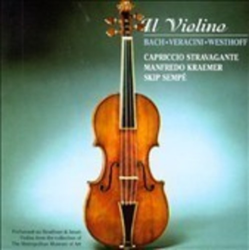 the album cover for J Bach S / Kraemer - Il Violino