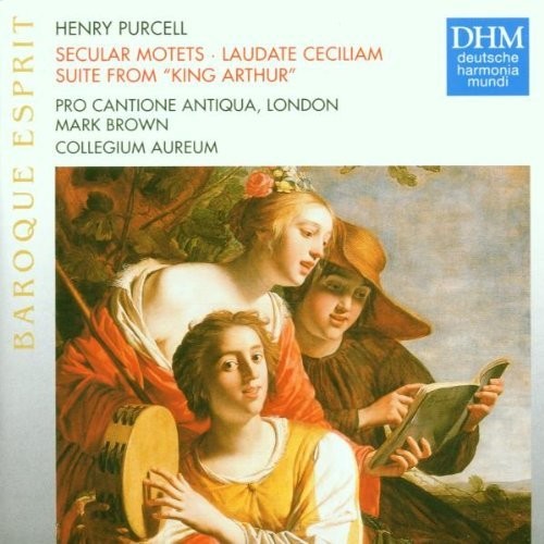 the album cover for Purcell / Collegium Aureum - Secular Lauda Motets