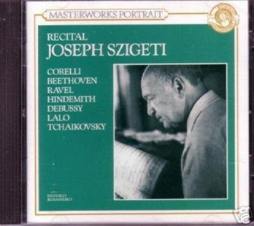 the album cover for Corelli / Hindemip / Szigeti - Recital / Joseph Szigeti