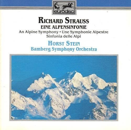 the album cover for Strausshard / Stein / Bamberg Sym Orch - Alpine Sym / Hors