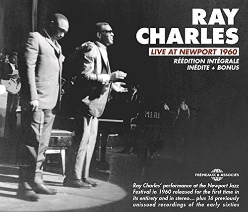 the album cover for Ray Charles - Live Newport 1960 Redition Int