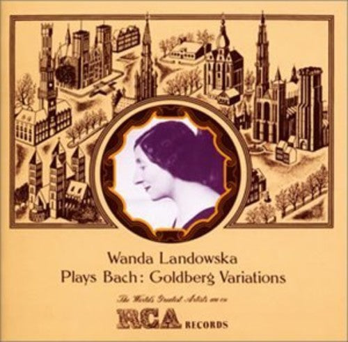 the album cover for Bach, J.S. / Landowska - Goldberg Variations