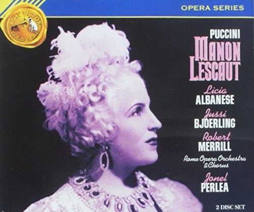 the album cover for Puccini / Rome Opera House Chorus / Albanese - Manon Lescaut