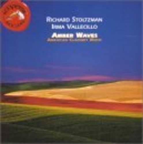 the album cover for Unknown Artist - Amber Waves: American Clarinet