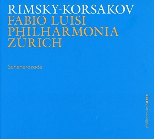 the album cover for Rimsky-Korsakov / Luisi / Phil Zurich - Scheherazade