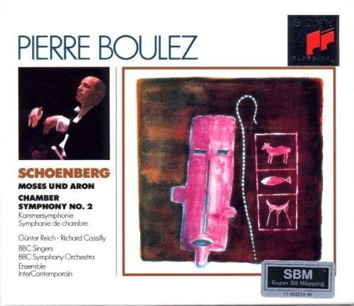 the album cover for Boulez / BBC Orch / Schoenberg - Moses Und Aron,Sym 2