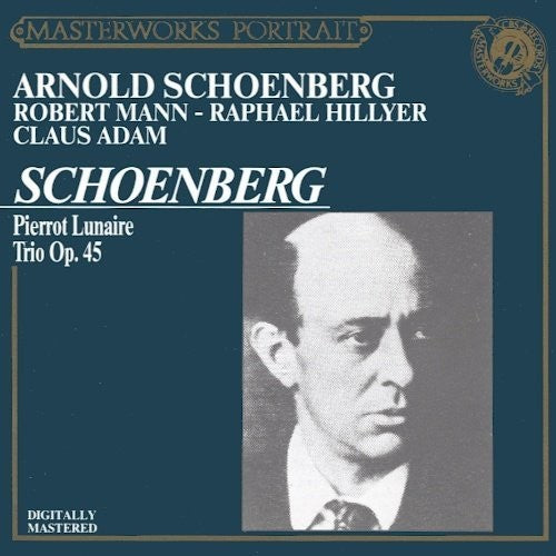 the album cover for Paul Schoenberg - Pierrot Lunaire