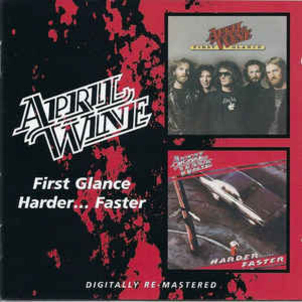 the album cover for April Wine - First Glance/Harder..Faster [Import]