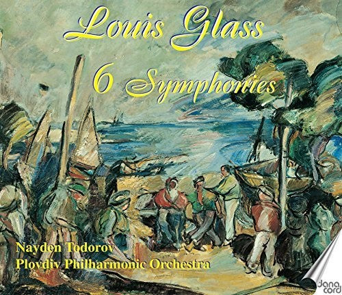 the album cover for Louis Glass / Plovdiv Phil Orch / Todorov - 6 Syms