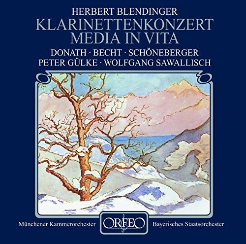 the album cover for Donap / Becht / Schoneberger - Klarinettenkonzert