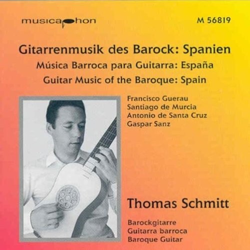 the album cover for Various Artists - Guitar Music of the Baroque