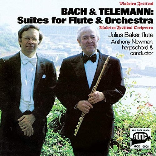 the album cover for JULIUS BAKER - Suites for Flute & Orch