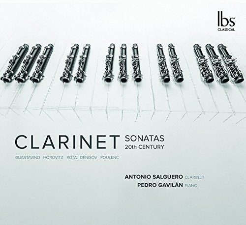 the album cover for Salguero / Gavilan - Clarinet Sonatas