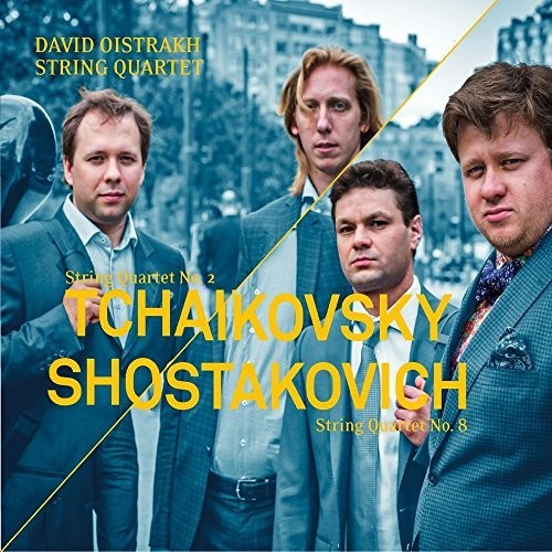 the album cover for Tchaikovsky - String Quartets Nos 1-4