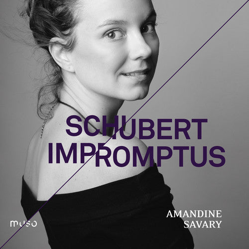 the album cover for Savary - Impromptus D899 & D935