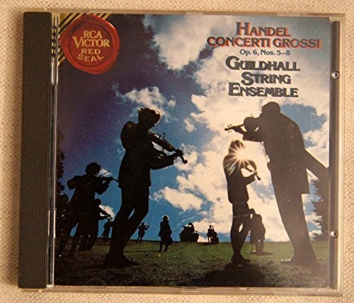 the album cover for Handel / Guildhall String Ens - Concerti Grossi Op 6