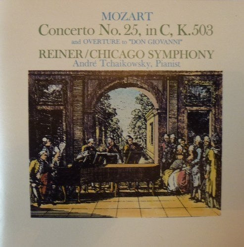 the album cover for Mozart / Chicago Sym Orch / Reiner - Piano Cto No 25