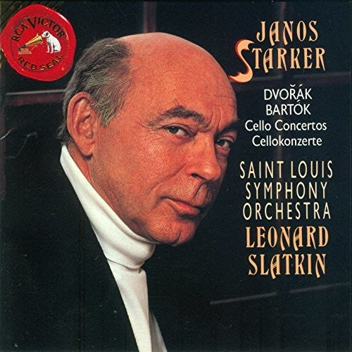 the album cover for Dvorak / Bartok / Slatkin / st Louis Sym Orch - Cello Cto