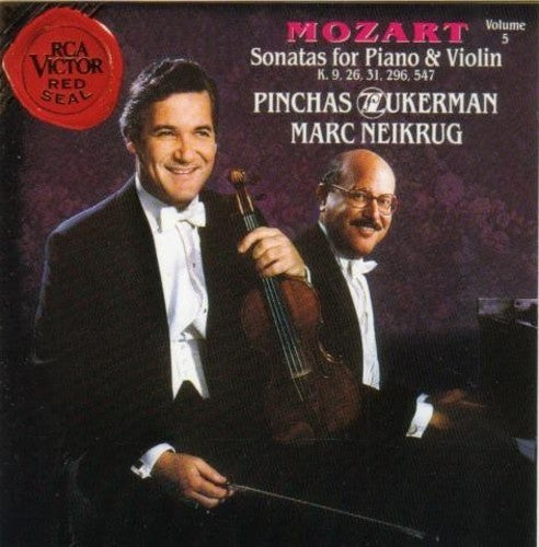 the album cover for Mozart / Neikrug / Zukerman - Sonatas for Piano