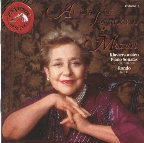 the album cover for Mozart / De Larrocha - Piano Sonatas 5