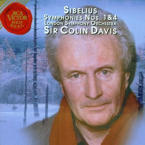 the album cover for Sibelius / Lso / Davis - Syms No 1 & 4