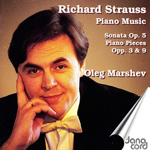 the album cover for Strauss / Oleg Marshev - Piano Music:Sonata & Other Pieces
