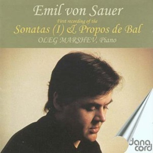 the album cover for Emil Sauer  Von / Marshev - Piano Sonata 1