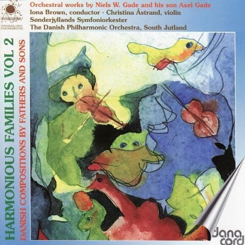 the album cover for Gade / Gade / Astrand / Brown - Harmonious Families 2