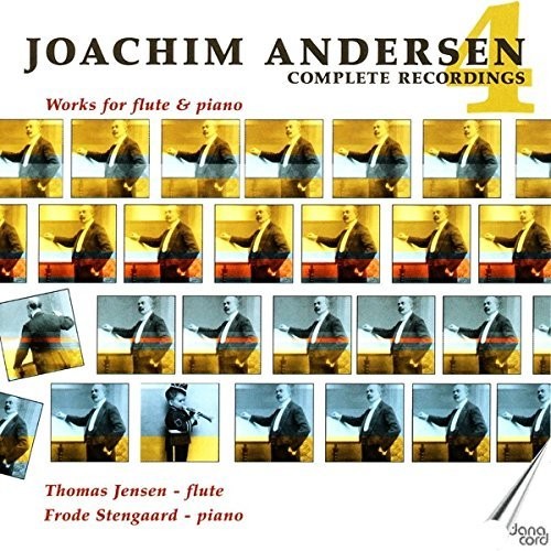 the album cover for THOMAS JENSEN - Works for Flute & Piano