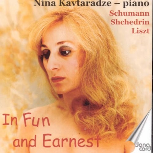 the album cover for Nina Kavtaradze - In Fun & Earnest