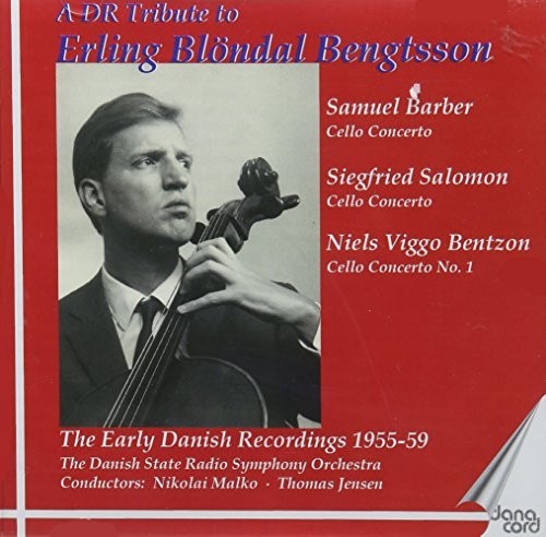 the album cover for Barber / Bengtsson / Malko / Jensen - Tribute To / Cello Concerto In A Minor Op 22