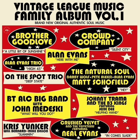 the album cover for Vintage League Music - Vintage League Music Family Album Vol. 1