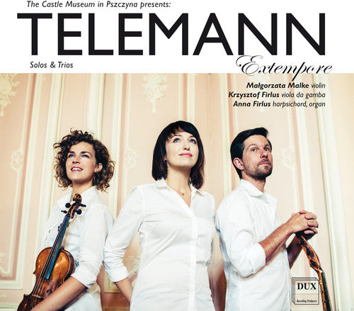 the album cover for Telemann / Malke / Extempore Ensemble - Solos & Trios