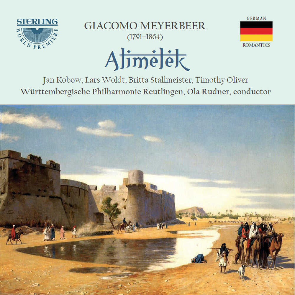 the album cover for Meyerbeer - Alimelek