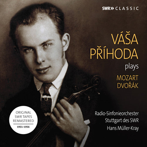 the album cover for Dvorak / Prihoda / Bergmann - Vasa Prihoda Plays Dvorak & Mozart
