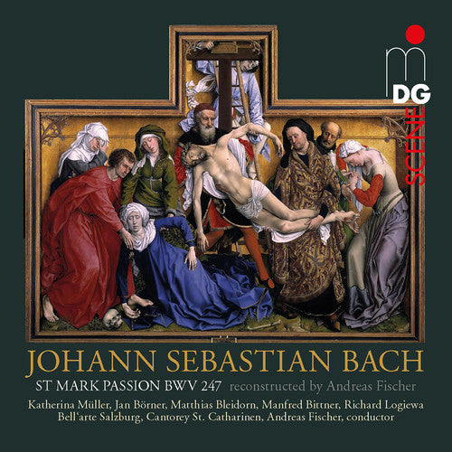 the album cover for J Bach S / Muller / Salzburg - St Mark Passion 247