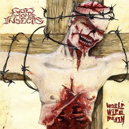 the album cover for God Among Insects - World Wide Death