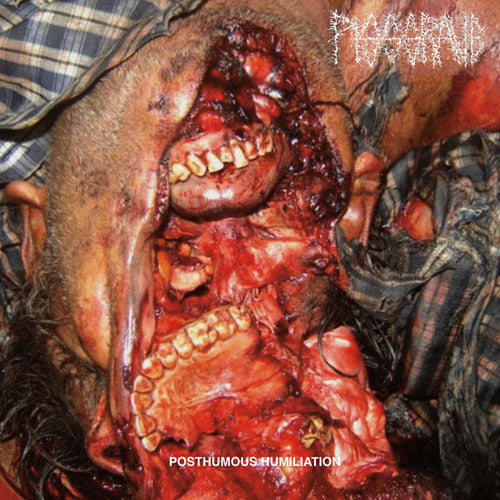 the album cover for Pissgrave - Posthumous Humiliation