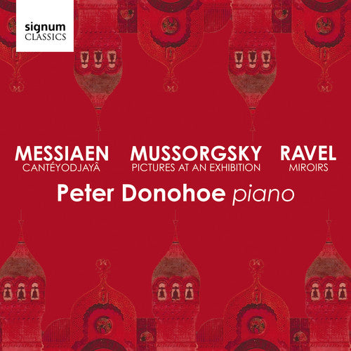 the album cover for Messiaen / Donohoe - Cateyodjaya / Pictures at An Exhibition
