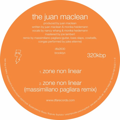 the album cover for Juan Maclean - What Do You Feel Free About? / Zone Nonlinear