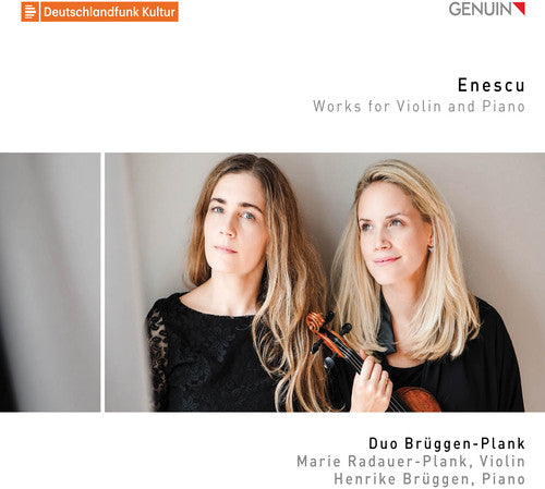 the album cover for Enescu / Duo Bruggen-Plank - Works for Violin & Piano