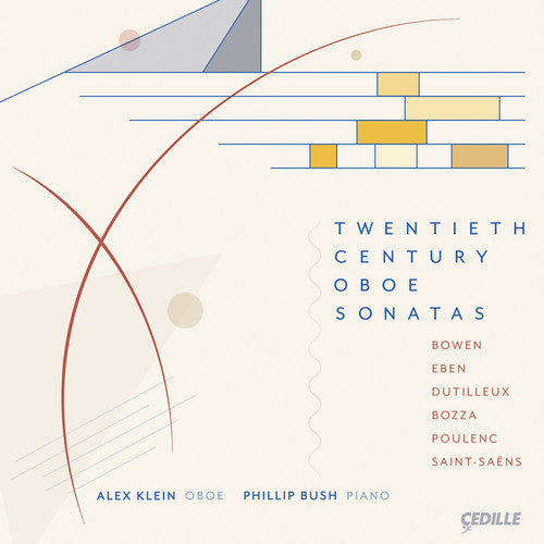 the album cover for Saint-Saens / Klein / Bush - 20th Century Oboe Sonatas