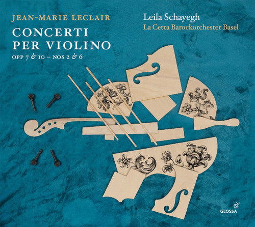 the album cover for Leclair / Schayegh - Concerti Per Violino
