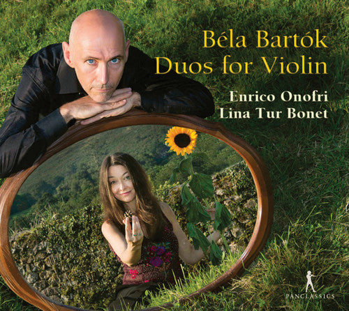 the album cover for Bartok / Onofri / Bonet - Duos for Violin